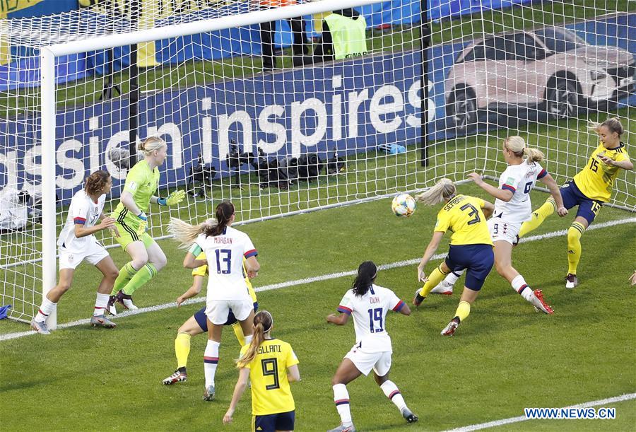 (SP)FRANCE-LE HAVRE-SOCCER-FIFA WOMEN'S WORLD CUP-SWE VS USA