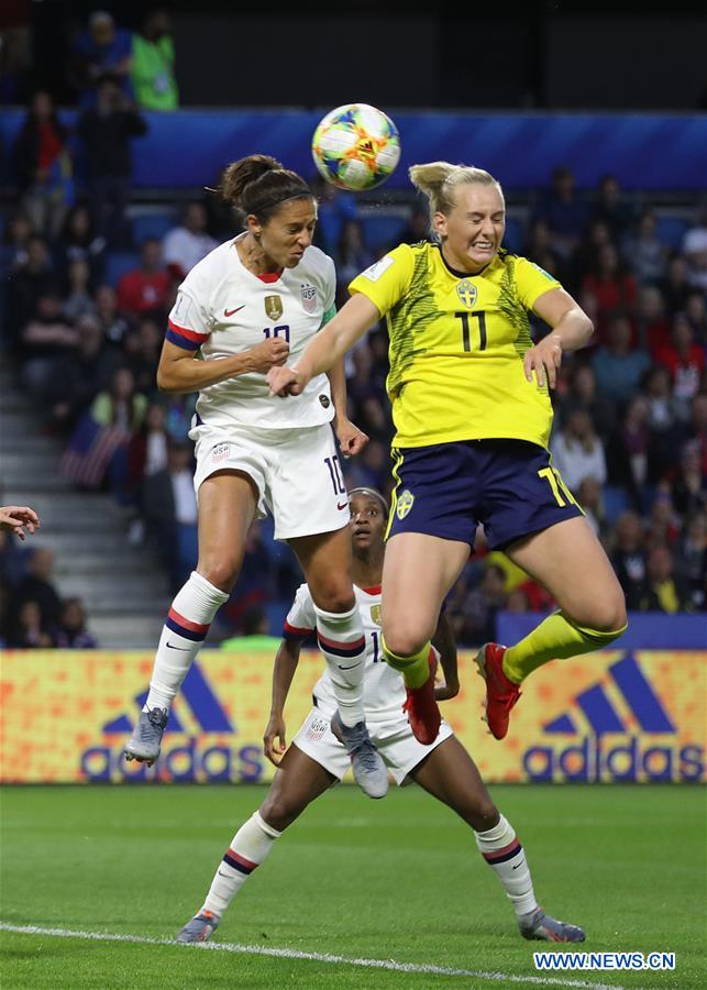 (SP)FRANCE-LE HAVRE-SOCCER-FIFA WOMEN'S WORLD CUP-SWE VS USA