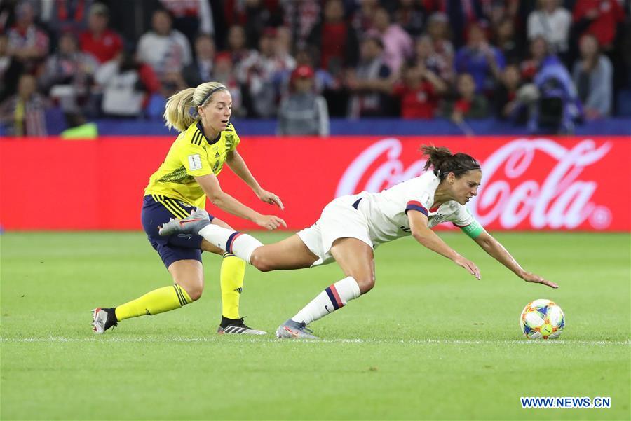 (SP)FRANCE-LE HAVRE-SOCCER-FIFA WOMEN'S WORLD CUP-SWE VS USA