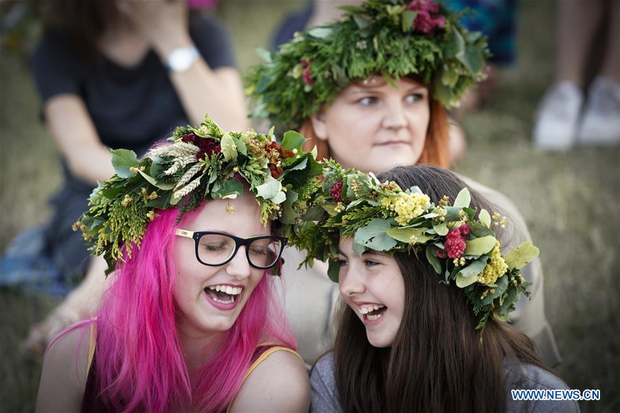 POLAND-WARSAW-SUMMER SOLSTICE-CELEBRATION