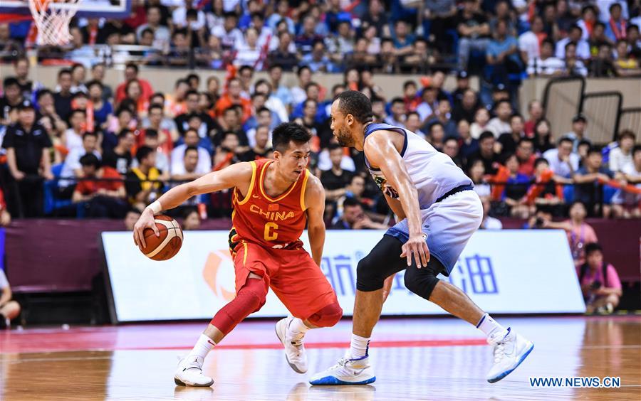 (SP)CHINA-CHANGZHOU-BASKETBALL-CHINA VS AUSTRALIAN NBL TEAM