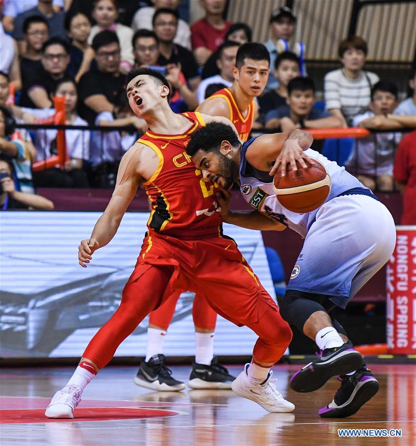 (SP)CHINA-CHANGZHOU-BASKETBALL-CHINA VS AUSTRALIAN NBL TEAM