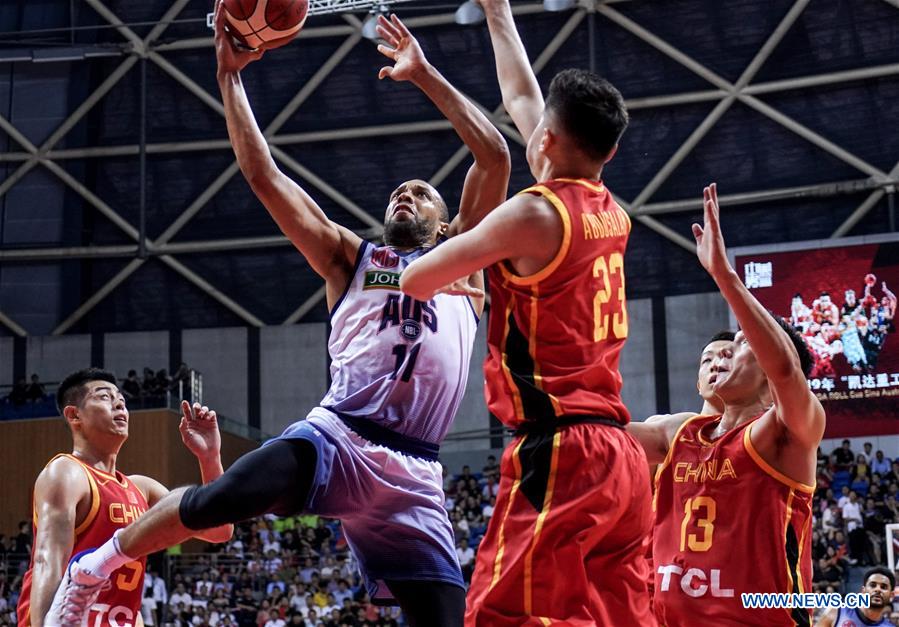 (SP)CHINA-CHANGZHOU-BASKETBALL-CHINA VS AUSTRALIAN NBL TEAM