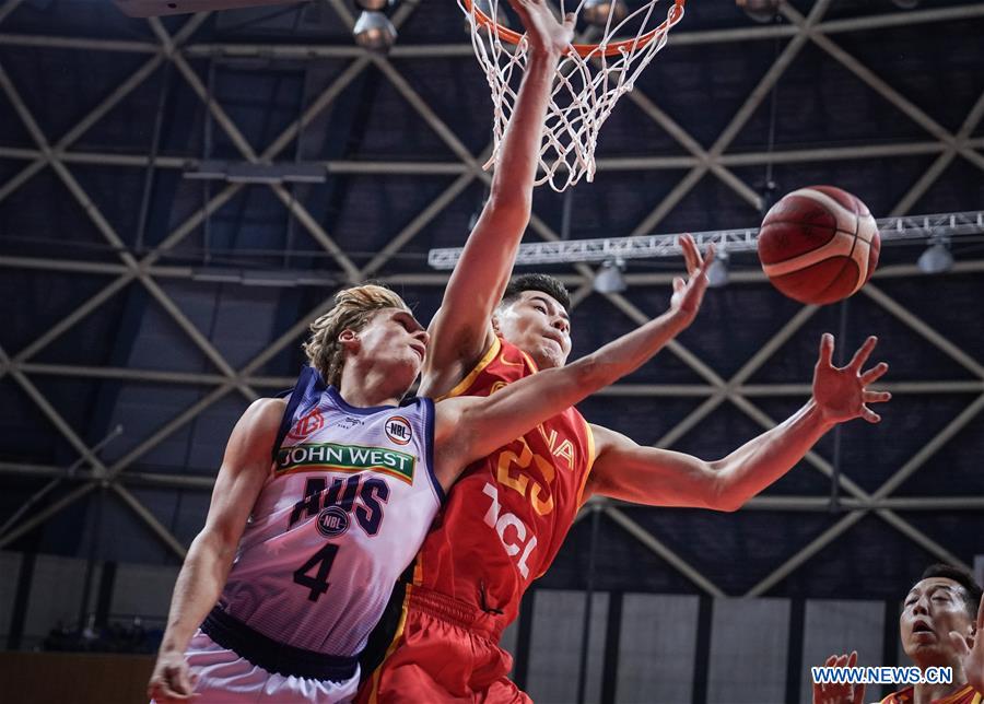 (SP)CHINA-CHANGZHOU-BASKETBALL-CHINA VS AUSTRALIAN NBL TEAM