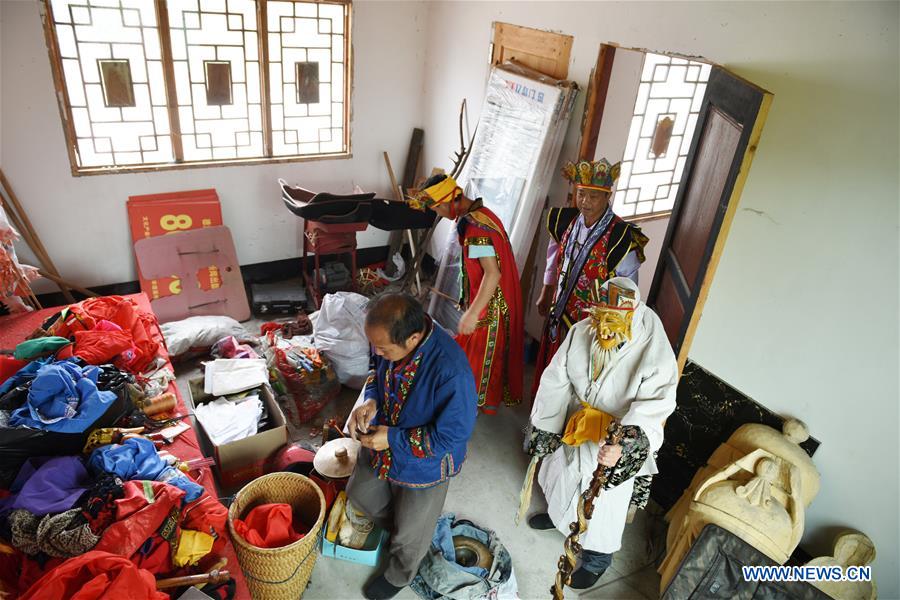 CHINA-GUIZHOU-DEJIANG-NUO MASK MAKING (CN)