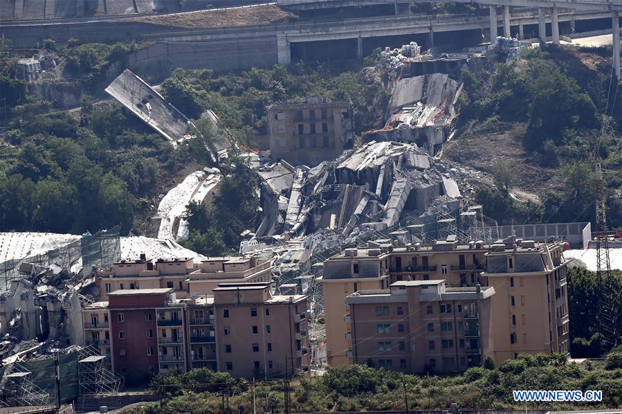 ITALY-GENOA-MORANDI BRIDGE DEMOLISH