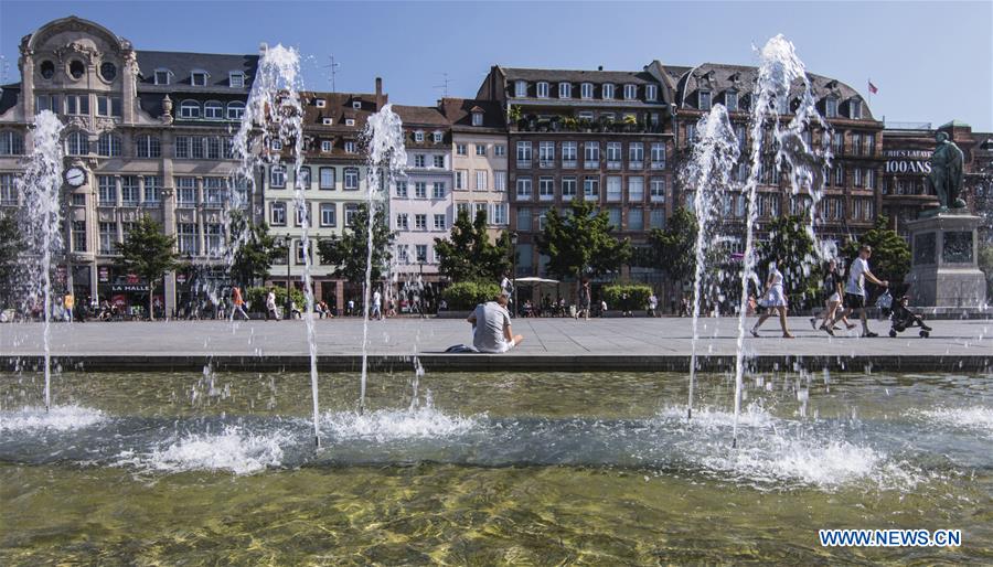 FRANCE-STRASBOURG-HEAT WAVE