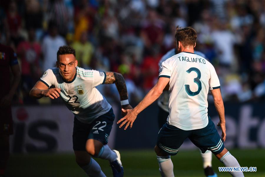 (SP)BRAZIL-RIO DE JANEIRO-FOOTBALL-COPA AMERICA 2019-ARG VS VEN