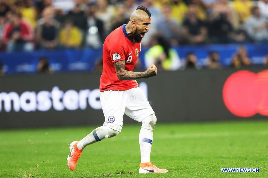 (SP)BRAZIL-SAO PAULO-FOOTBALL-COPA AMERICA 2019-CHILE VS COLOMBIA