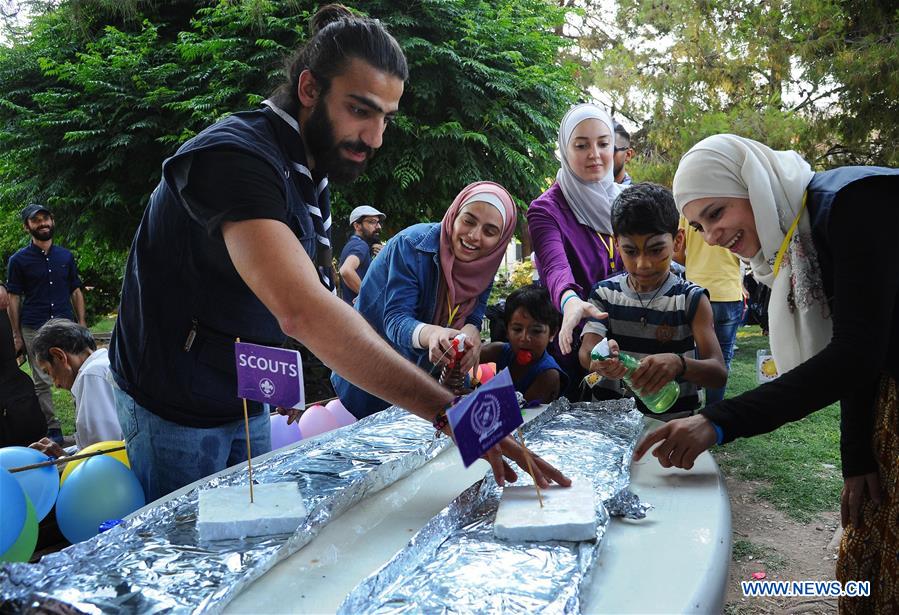 SYRIA-DAMASCUS-ACTIVITIES-HOMELESS KIDS