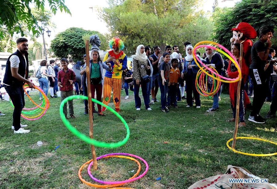 SYRIA-DAMASCUS-ACTIVITIES-HOMELESS KIDS