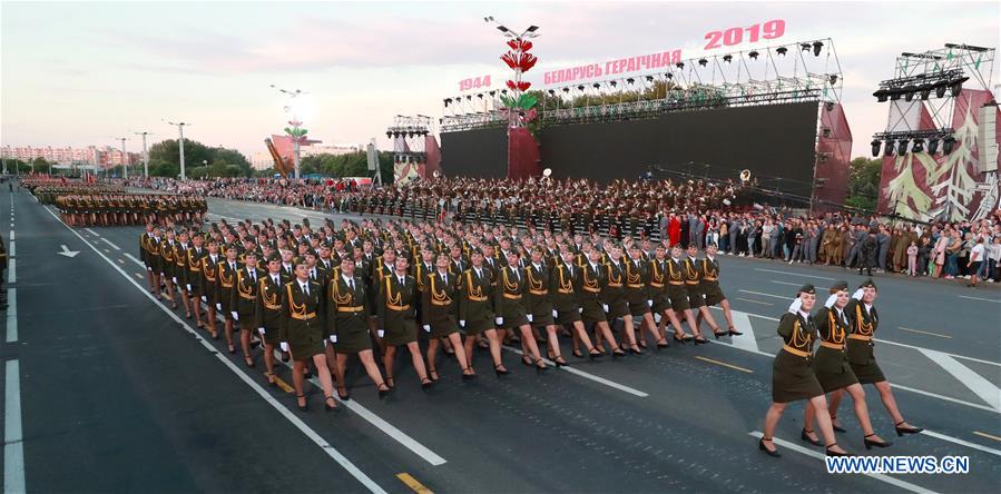 BELARUS-MINSK-INDEPENDENCE DAY PARADE-REHEARSAL