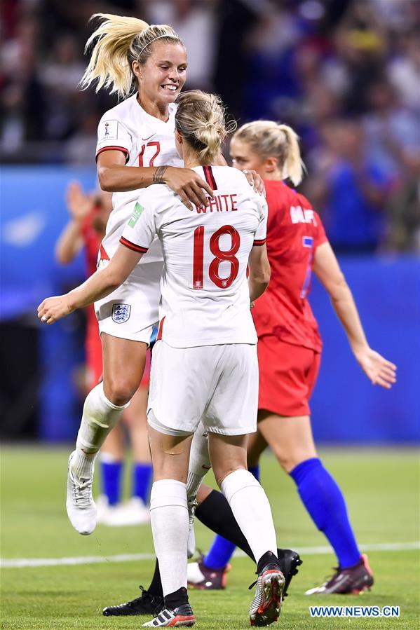 (SP)FRANCE-LYON-FOOTBALL-FIFA WOMEN'S WORLD CUP-SEMIFINALS-ENG VS USA