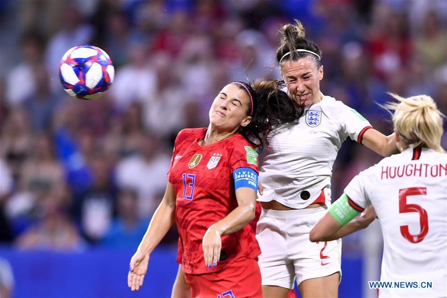 (SP)FRANCE-LYON-FOOTBALL-FIFA WOMEN'S WORLD CUP-SEMIFINALS-ENG VS USA