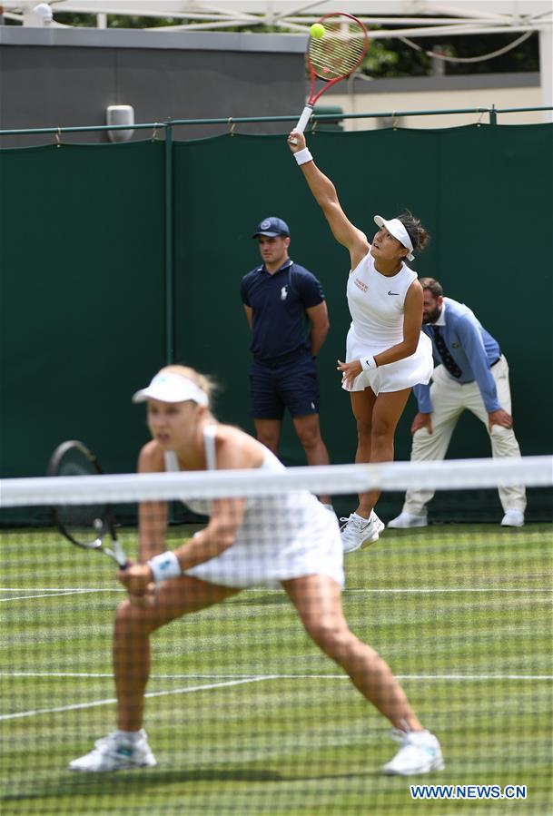 (SP)BRITAIN-LONDON-TENNIS-WIMBLEDON-WOMEN'S DOUBLES