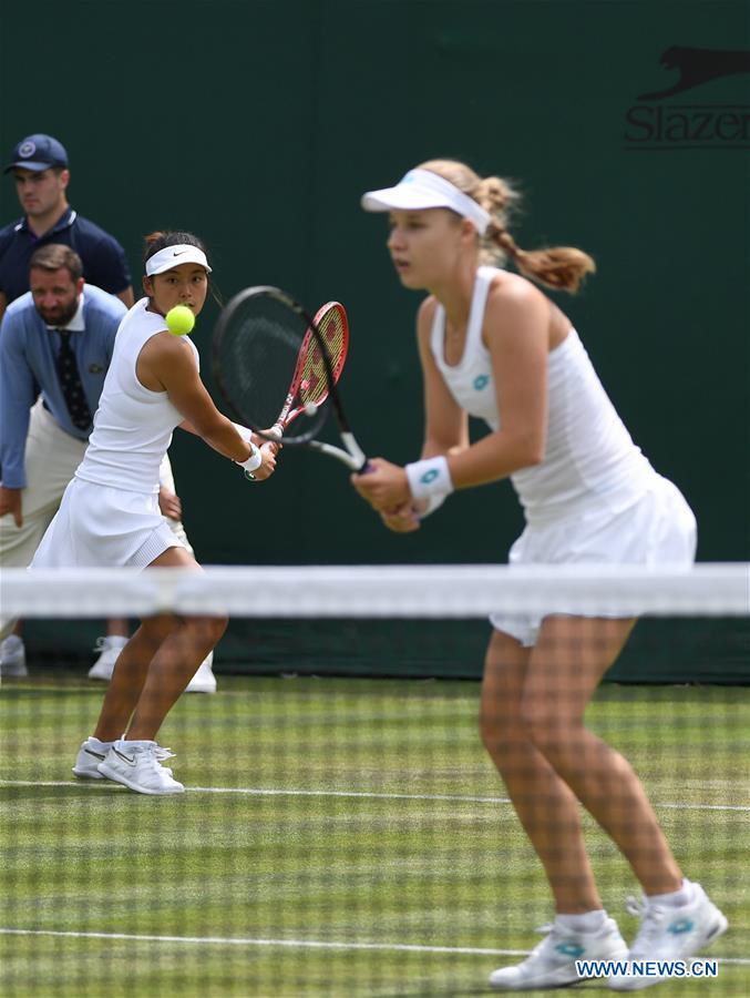 (SP)BRITAIN-LONDON-TENNIS-WIMBLEDON-WOMEN'S DOUBLES