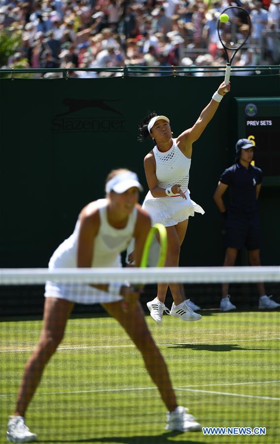 (SP)BRITAIN-LONDON-TENNIS-WIMBLEDON-WOMEN'S DOUBLES