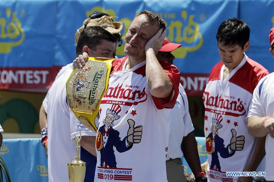 U.S.-NEW YORK-HOT DOG EATING CONTEST