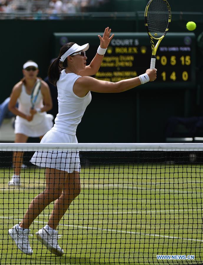  (SP)BRITAIN-LONDON-TENNIS-WIMBLEDON-WOMEN'S DOUBLES