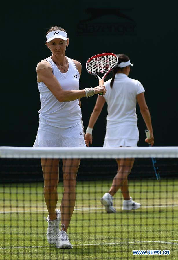  (SP)BRITAIN-LONDON-TENNIS-WIMBLEDON-WOMEN'S DOUBLES