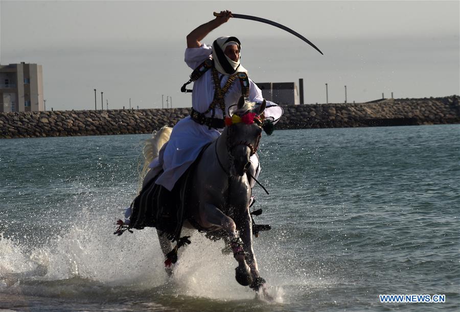 KUWAIT-MUBARAK AL-KABEER-CAVALRY-HORSE RIDING SHOW