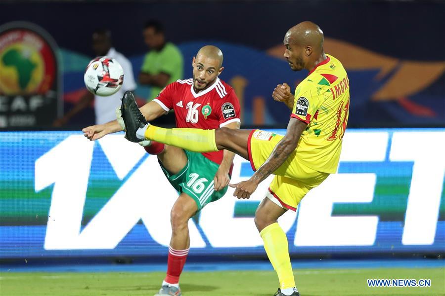 (SP)EGYPT-CAIRO-FOOTBALL-AFRICA CUP OF NATIONS-BENIN VS MOROCCO