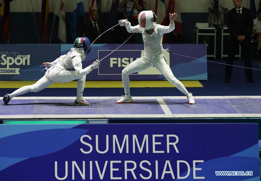 (SP)ITALY-SALERNO-SUMMER UNIVERSIADE-FENCING-WOMEN'S FOIL INDIVIDUAL