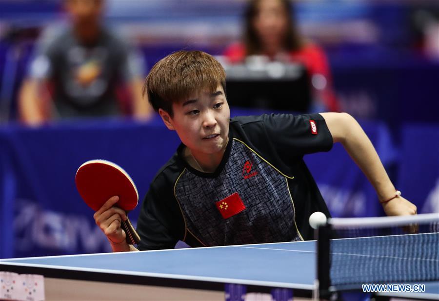 (SP)ITALY-NAPLES-SUMMER UNIVERSIADE 2019-TABLE TENNIS-WOMEN'S TEAM COMPETITION-CHINA VS JAPAN