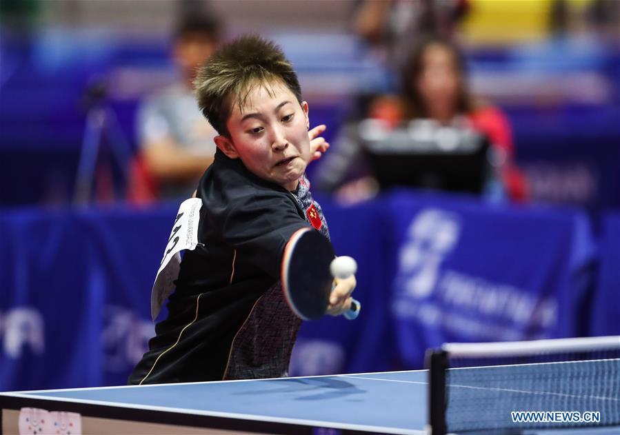 (SP)ITALY-NAPLES-SUMMER UNIVERSIADE 2019-TABLE TENNIS-WOMEN'S TEAM COMPETITION-CHINA VS JAPAN