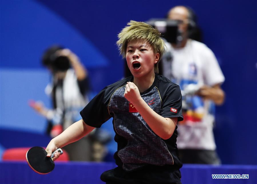 (SP)ITALY-NAPLES-SUMMER UNIVERSIADE 2019-TABLE TENNIS-WOMEN'S TEAM COMPETITION-CHINA VS JAPAN