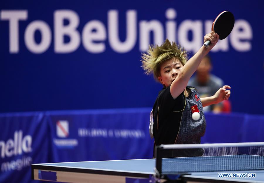 (SP)ITALY-NAPLES-SUMMER UNIVERSIADE 2019-TABLE TENNIS-WOMEN'S TEAM COMPETITION-CHINA VS JAPAN