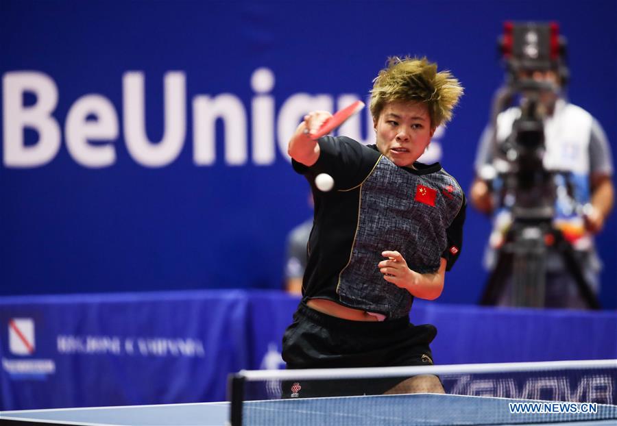 (SP)ITALY-NAPLES-SUMMER UNIVERSIADE 2019-TABLE TENNIS-WOMEN'S TEAM COMPETITION-CHINA VS JAPAN