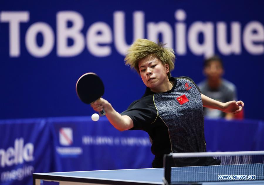 (SP)ITALY-NAPLES-SUMMER UNIVERSIADE 2019-TABLE TENNIS-WOMEN'S TEAM COMPETITION-CHINA VS JAPAN