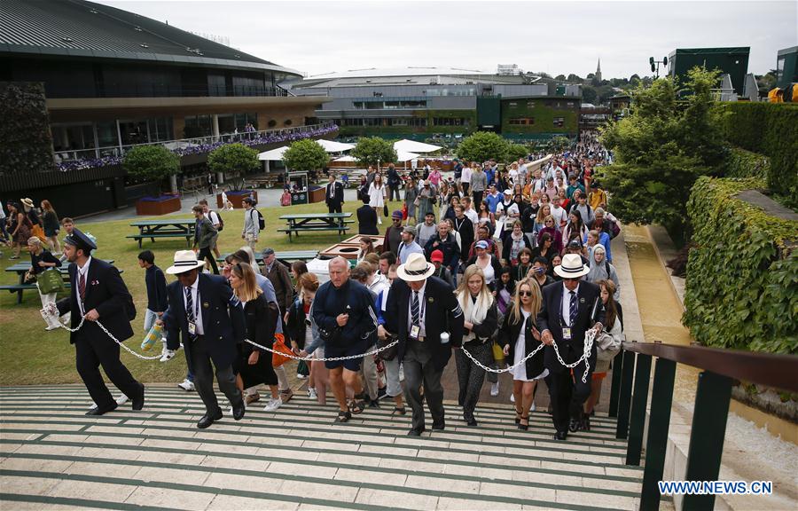 (SP)BRITAIN-LONDON-TENNIS-WIMBLEDON-DAY 8