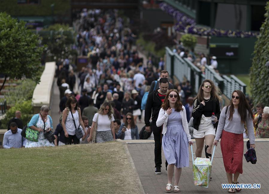 (SP)BRITAIN-LONDON-TENNIS-WIMBLEDON-DAY 8