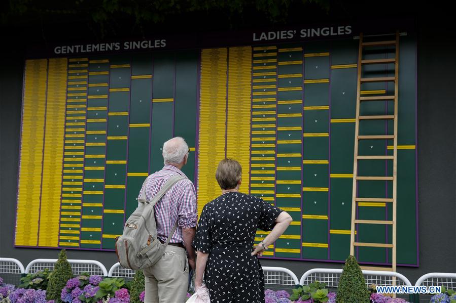 (SP)BRITAIN-LONDON-TENNIS-WIMBLEDON-DAY 8