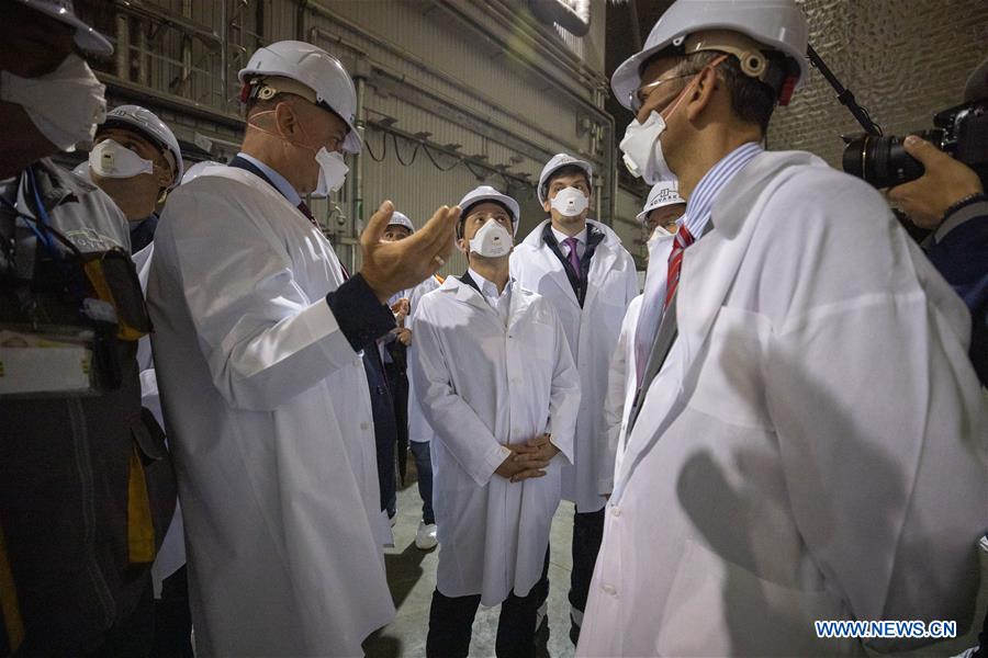 UKRAINE-KIEV-CHERNOBYL NUCLEAR POWER PLANT-NEW SAFE CONFINEMENT-PRESENTED TO UKRAINE