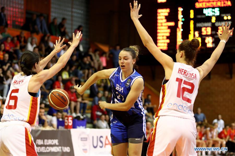 (SP)BOSNIA AND HERZEGOVINA-SARAJEVO-BASKETBALL-U18 WOMEN'S EUROPEAN CHAMPIONSHIP-BIH VS SPAIN