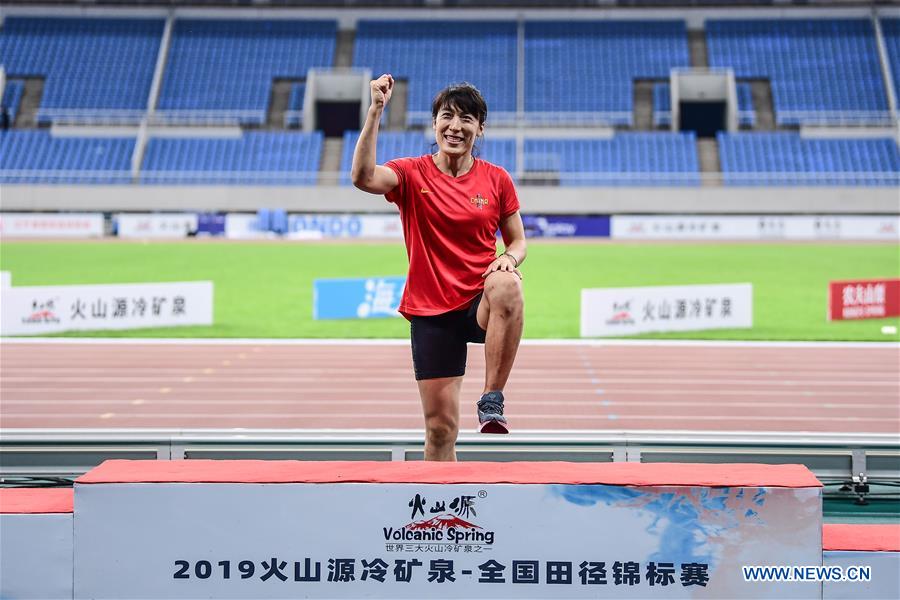 (SP)CHINA-SHENYANG-ATHLETICS-WOMEN'S JAVELIN THROW