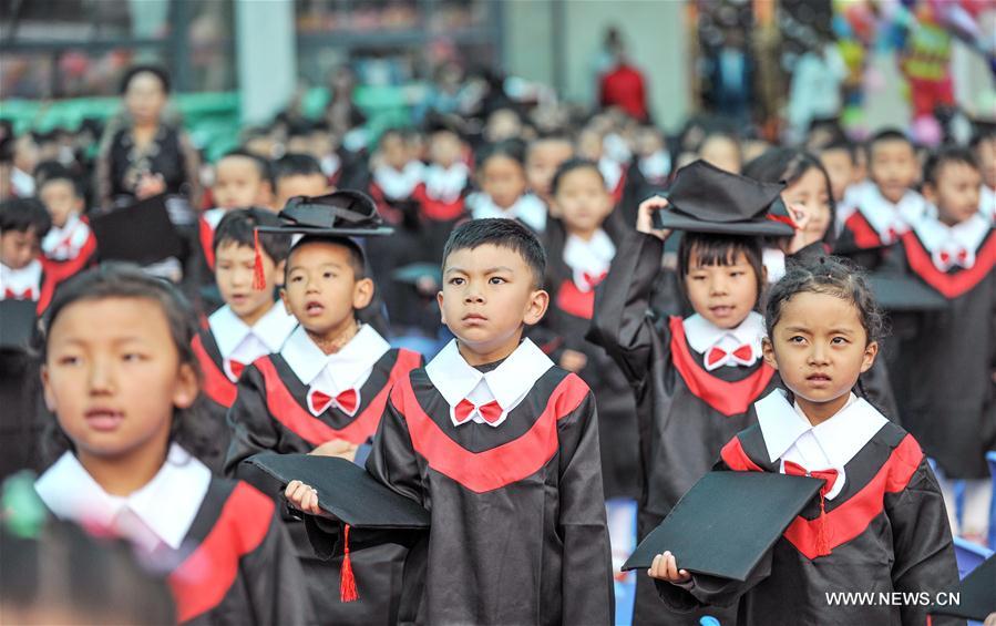 CHINA-TIBET-LHASA-KINDERGARTEN-GRADUATION (CN)