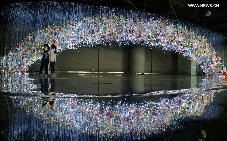 CHINA-SHANGHAI-PLASTIC WASTE-ARTWORK (CN)