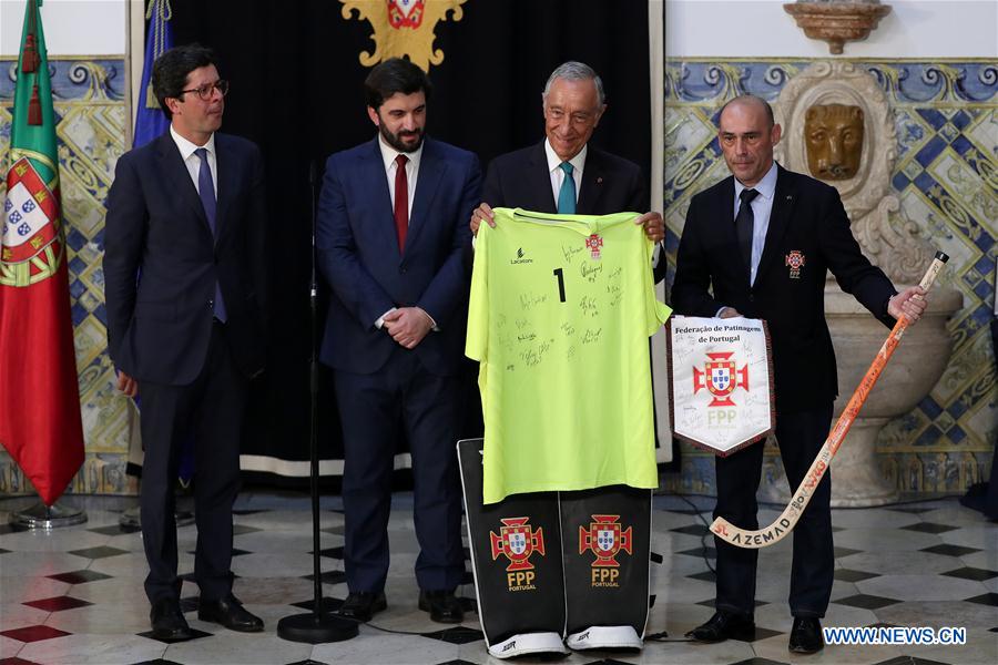 (SP)PORTUGAL-LISBON-NATIONAL ROLLER HOCKEY TEAM-PRESIDENT-AWARD