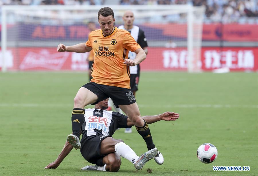 (SP)CHINA-NANJING-SOCCER-PREMIER LEAGUE-ASIA TROPHY-NEWCASTLE UNITED VS WOLVERHAMPTON WANDERERS