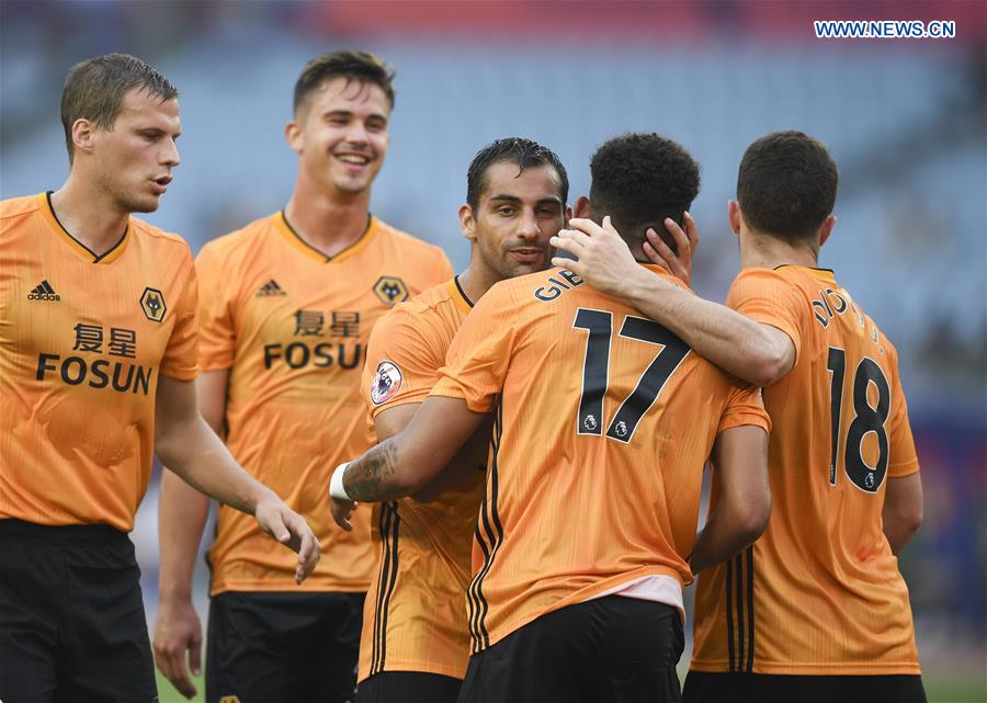 (SP)CHINA-NANJING-SOCCER-PREMIER LEAGUE-ASIA TROPHY-NEWCASTLE UNITED VS WOLVERHAMPTON WANDERERS