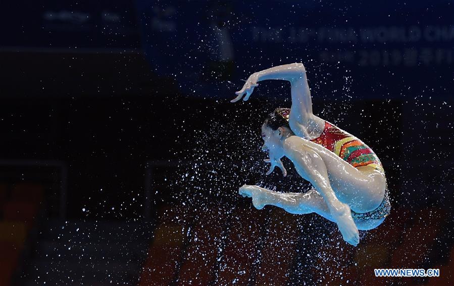 (SP)SOUTH KOREA-GWANGJU-FINA WORLD CHAMPIONSHIPS-ARTISTIC SWIMMING-WOMEN'S TEAM FREE (CN)