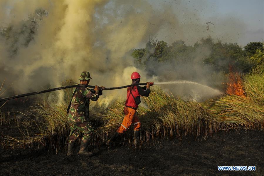 INDONESIA-RIAU-PEATLAND FIRE