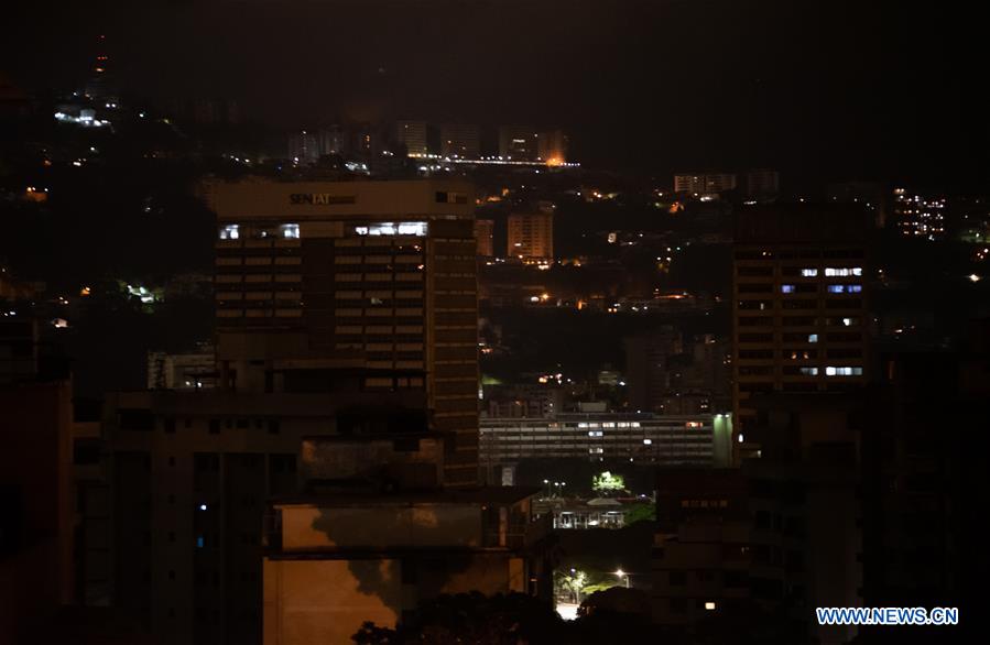 VENEZUELA-CARACAS-MASSIVE BLACKOUT