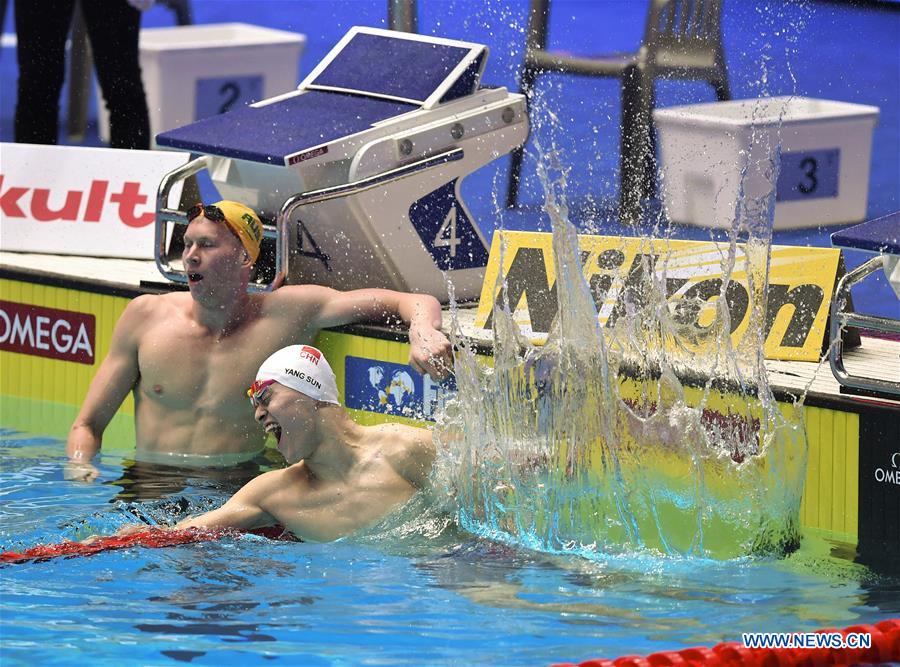 (SP)SOUTH KOREA-GWANGJU-FINA WORLD CHAMPIONSHIPS-SWIMMING-DAY 3