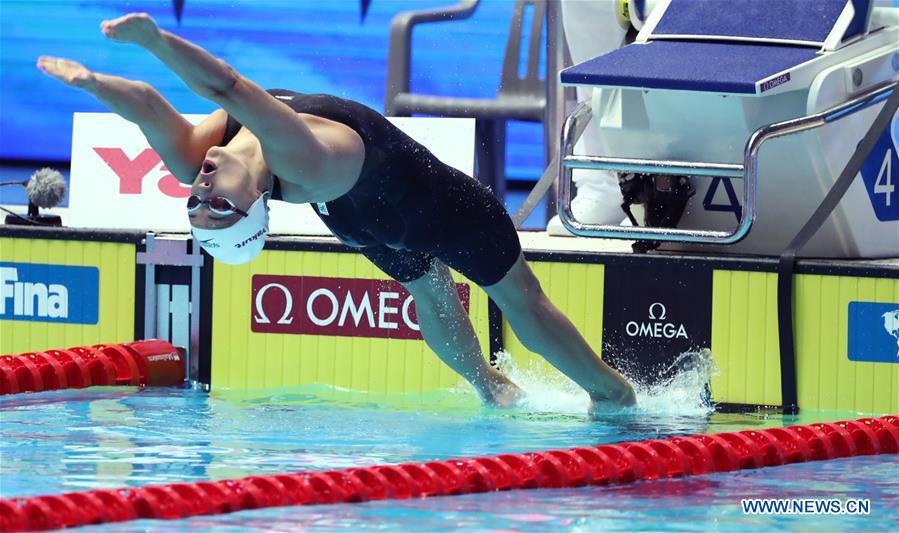 (SP)SOUTH KOREA-GWANGJU-FINA WORLD CHAMPIONSHIPS-SWIMMING-DAY 3