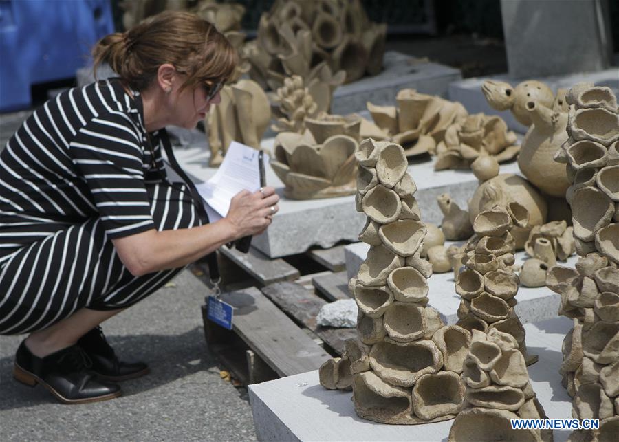 CANADA-VANCOUVER-MARINE CONSERVATION-UNDERSEA ART INSTALLATION 